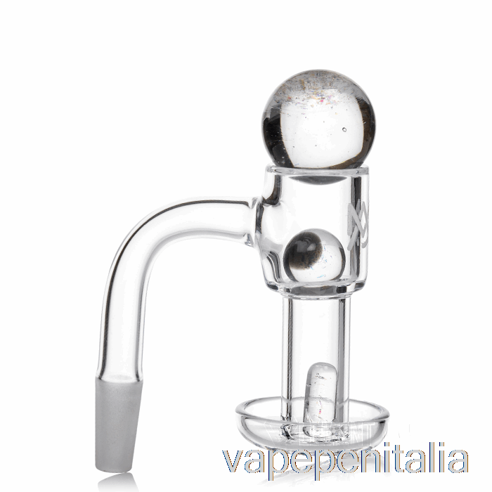 Scatola Vape Mod Mj Arsenal 10mm Premium Quarzo Terp Slurper Secchiello Banger Argento - Mezza Saldatura